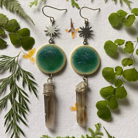 Crystal Dangle Earrings