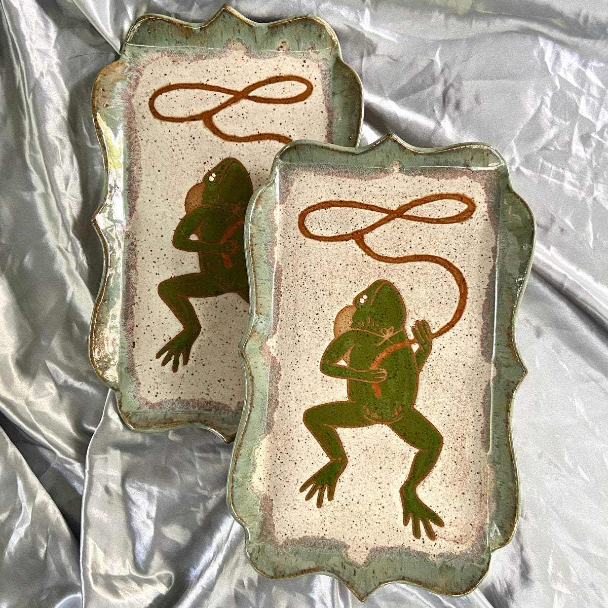 QBP x Rapid Eyes Collab | XL Lasso Frog Trinket Dishes
