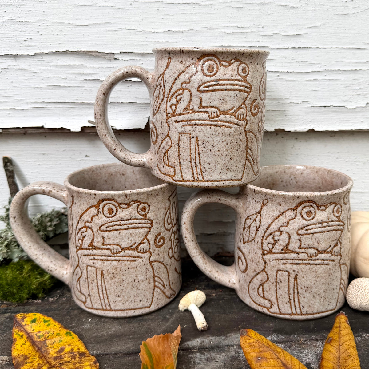 QBP x Bright Blue Tattoo Collab | Frog Mug