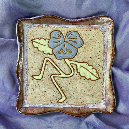 Medium Dancing Flower Trinket Dish