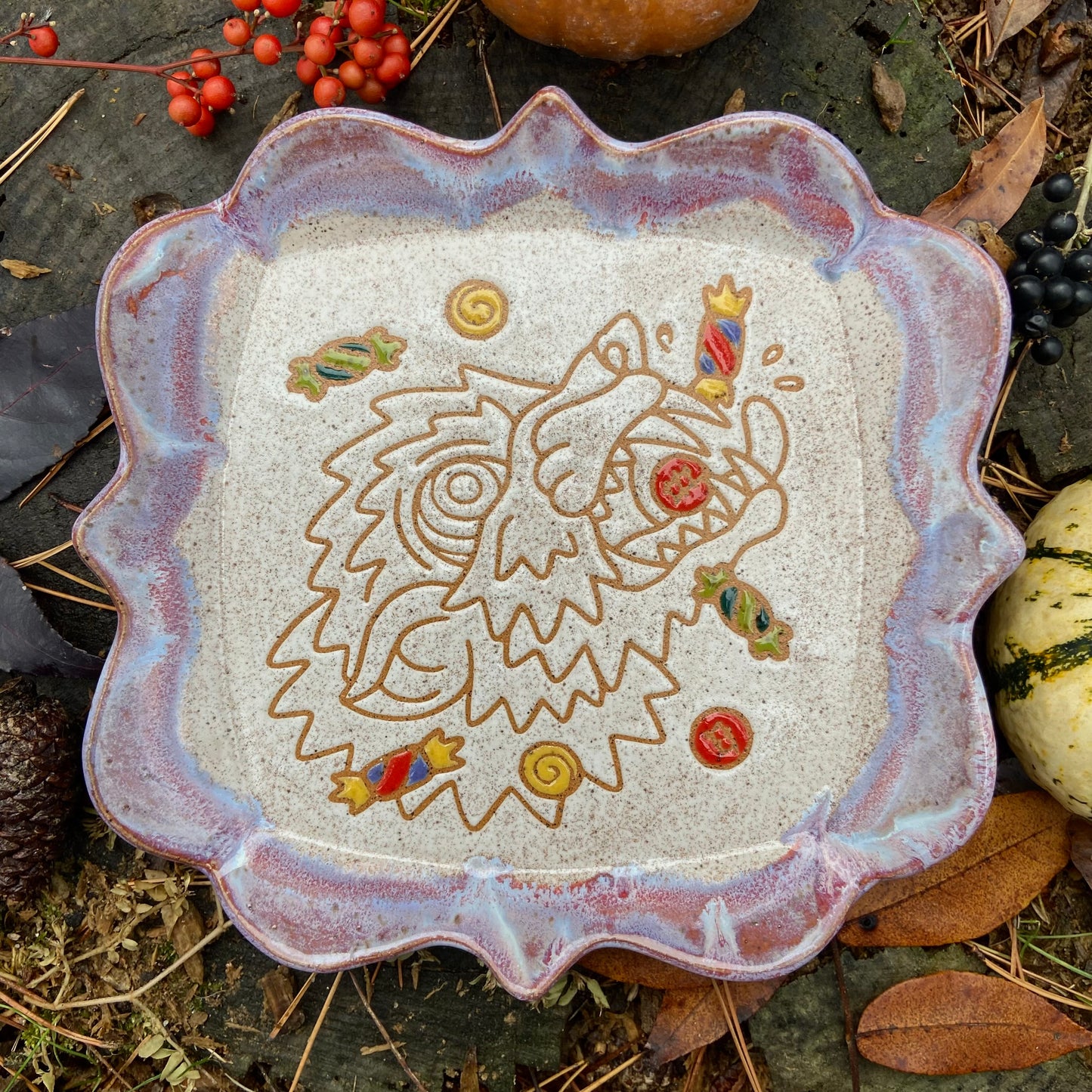 QBP x Bright Blue Tattoo Collab Trinket Dish