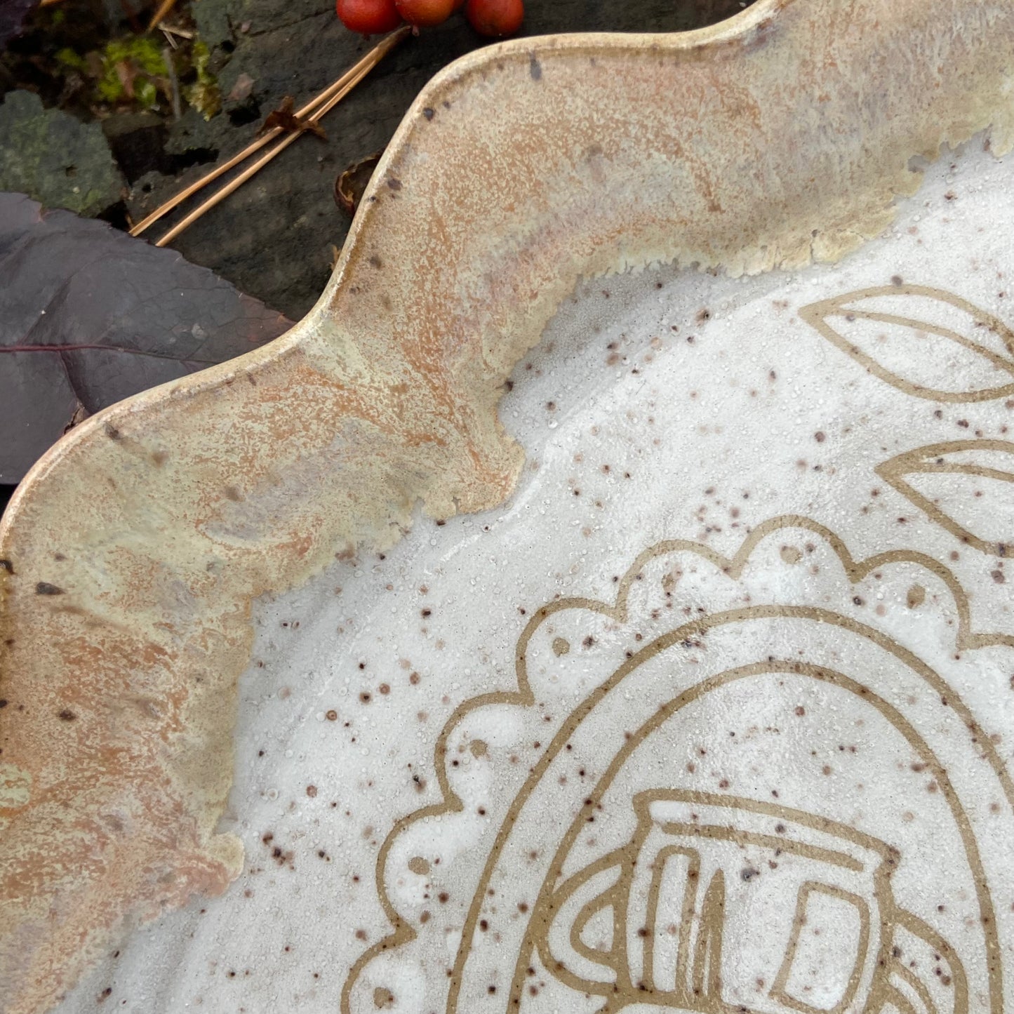 QBP x Bright Blue Tattoo Collab Serving Platter