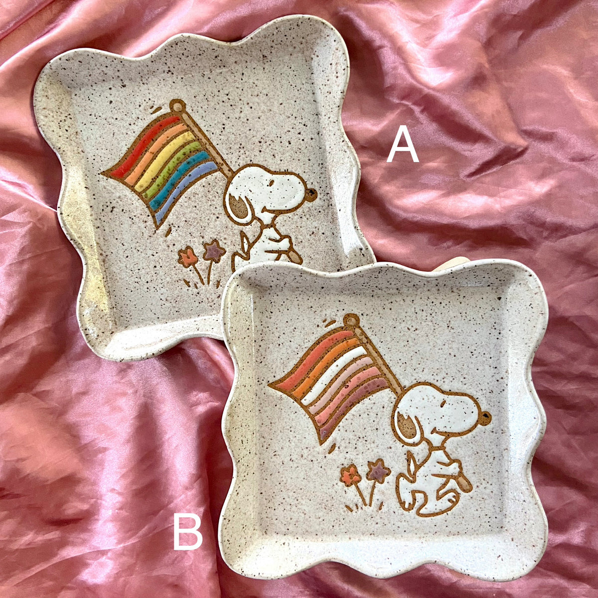QBP x Hales Tattoos Collab | Medium Pride Snoopy Trinket Dishes