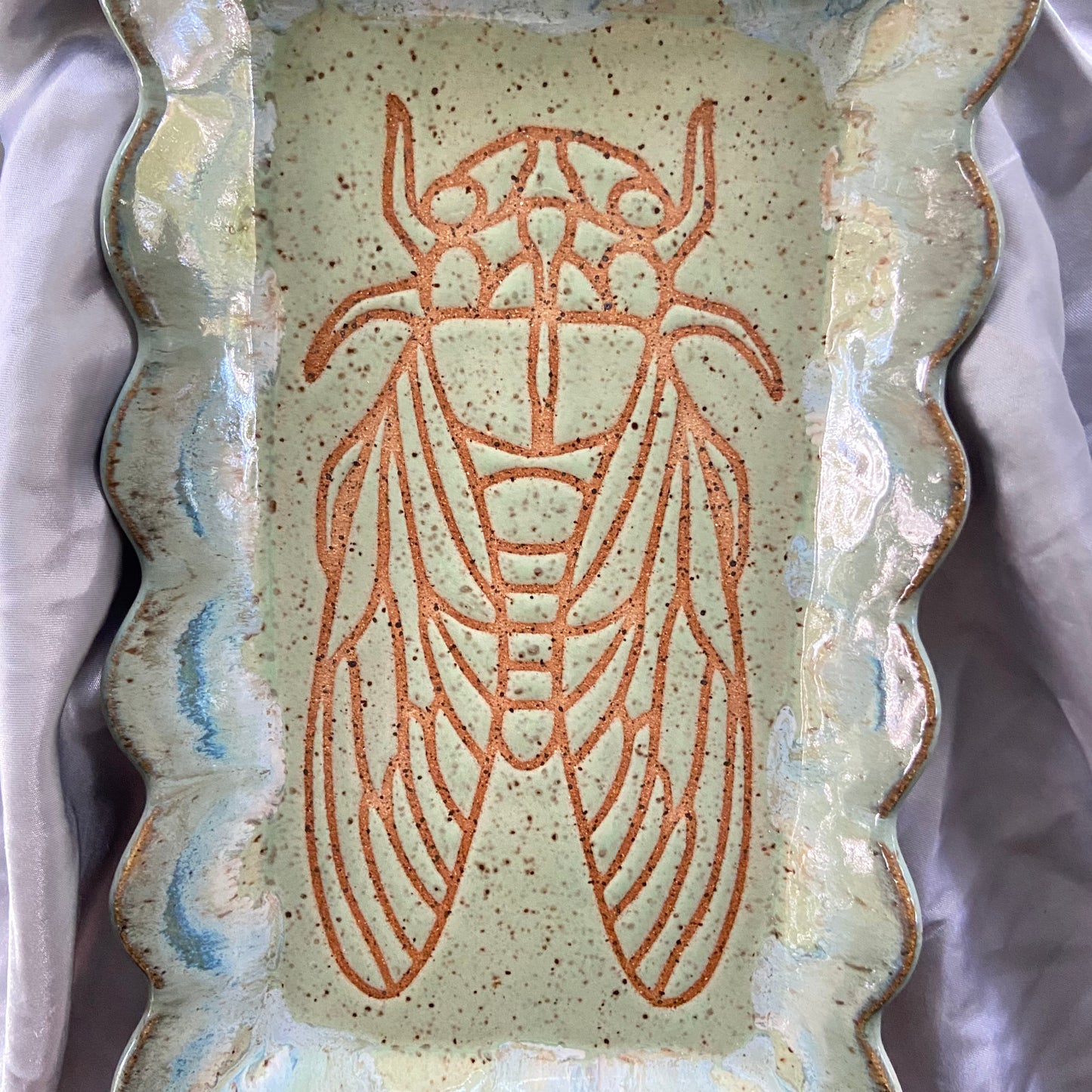Large Cicada Trinket Dishes