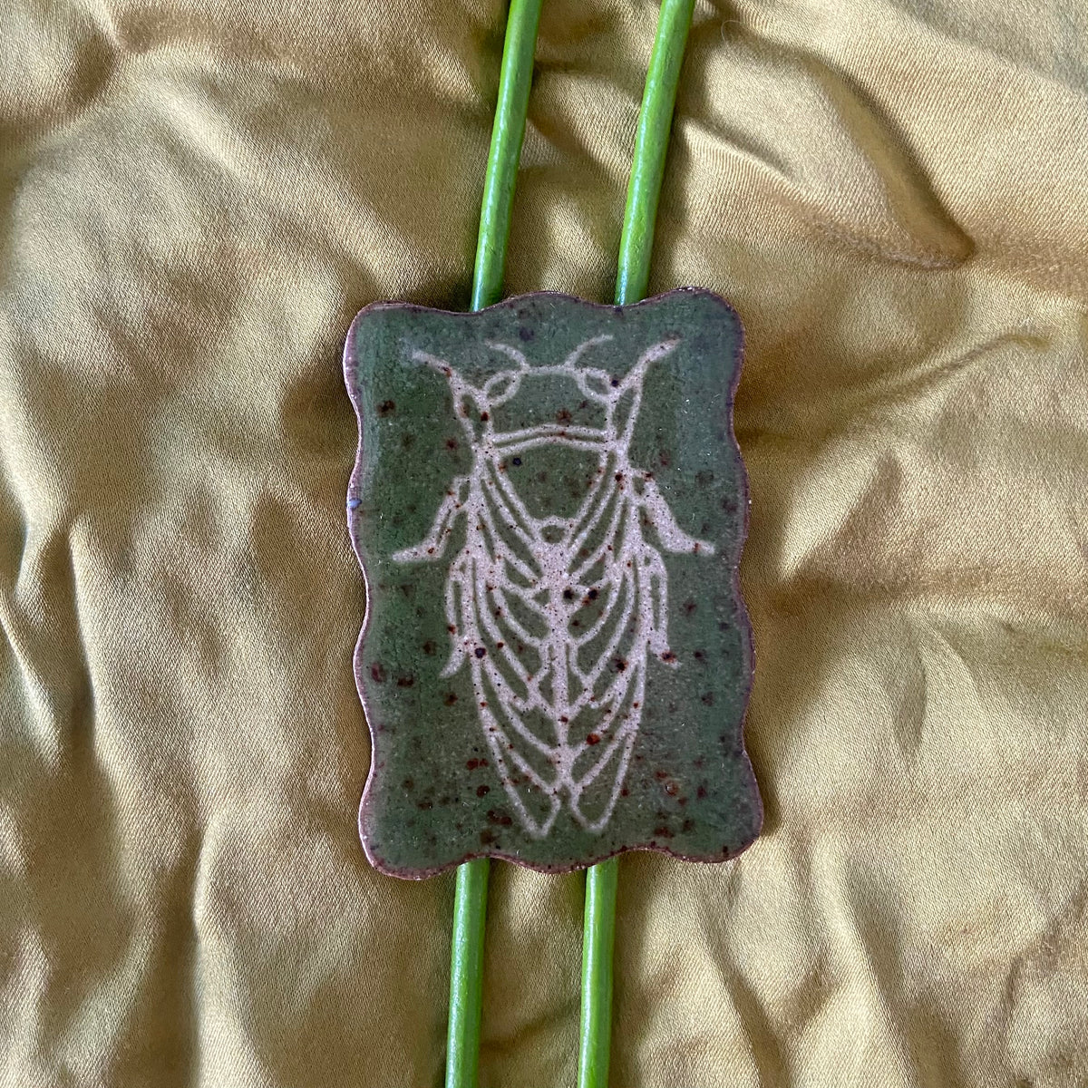 Cicada Bolo Tie
