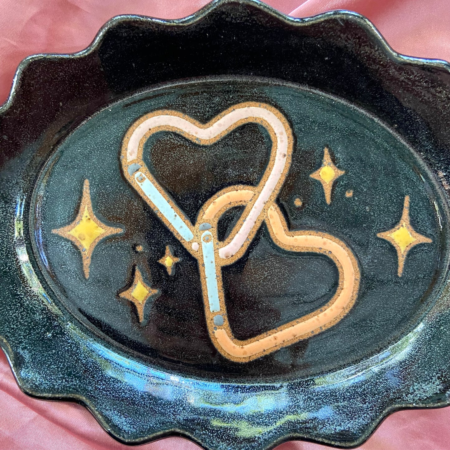 QBP x Hales Tattoos Collab | Small Heart Carabiners Trinket Dishes