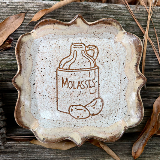 QBP x Bright Blue Tattoo Collab | Potatoes and Molasses Trinket Dish