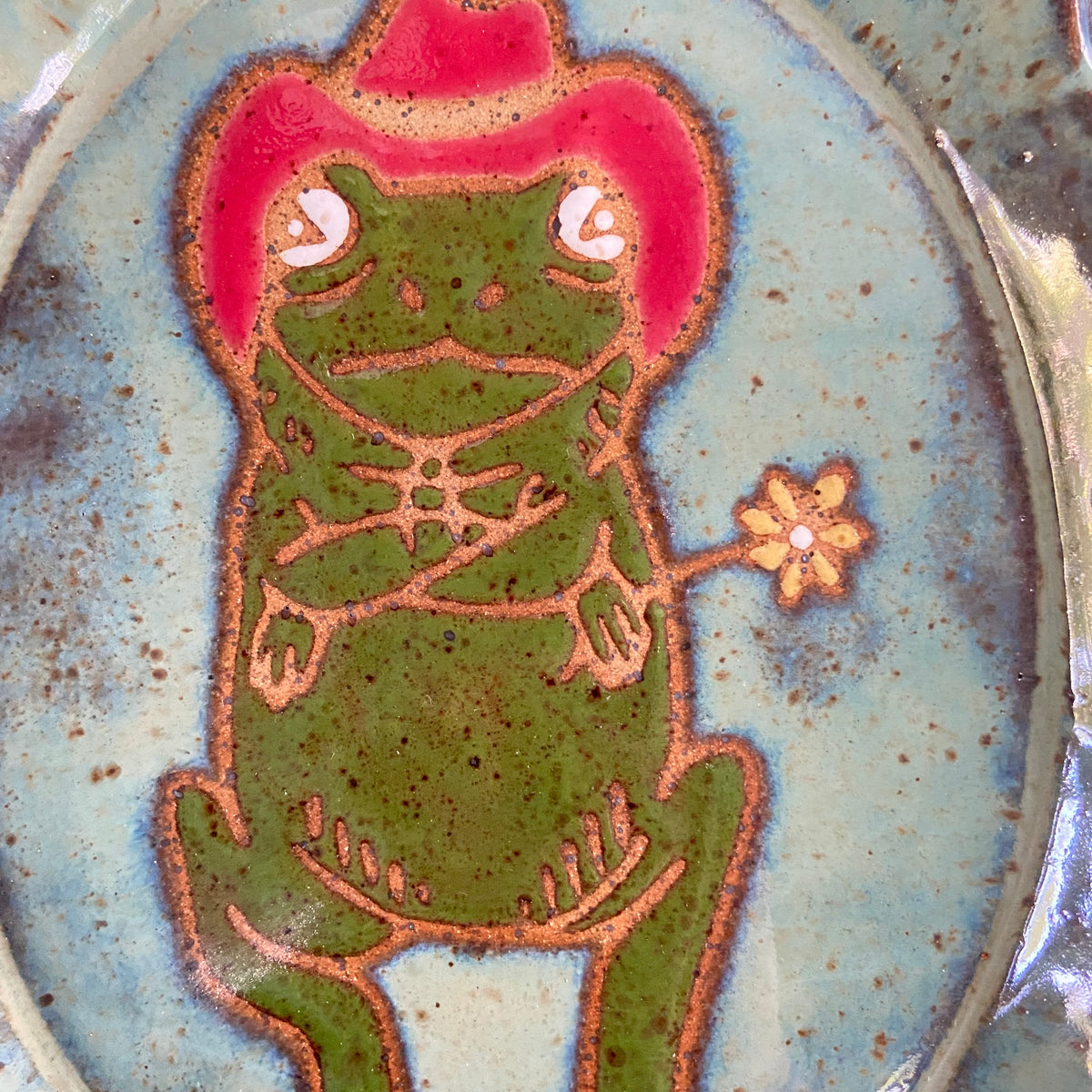 QBP x Rapid Eyes Collab | Large Froggy Cowpoke Trinket Dishes