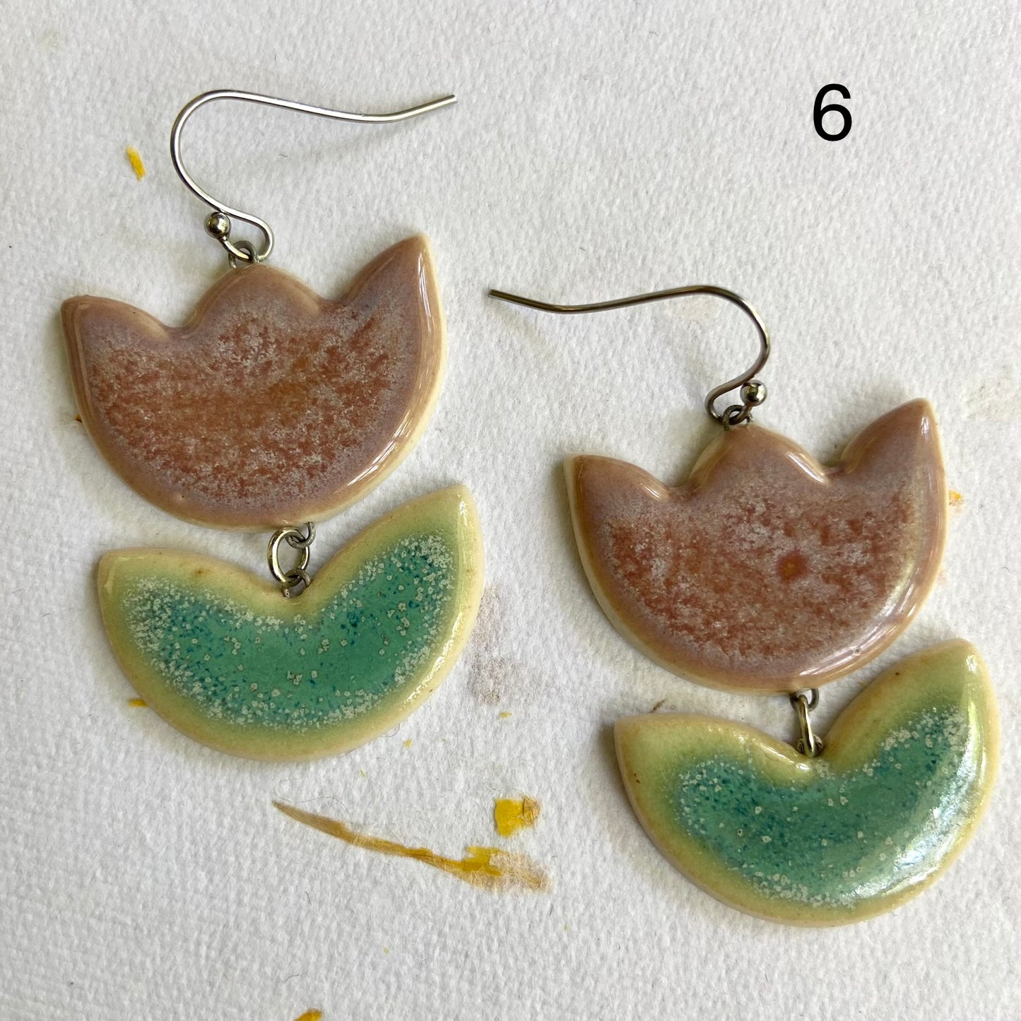 Short Flower Earrings