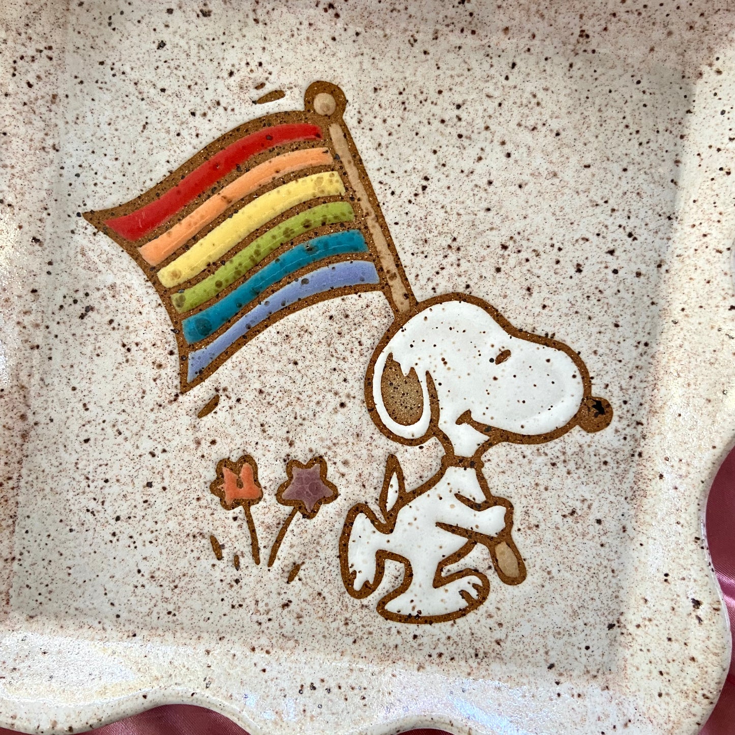 QBP x Hales Tattoos Collab | Medium Pride Snoopy Trinket Dishes