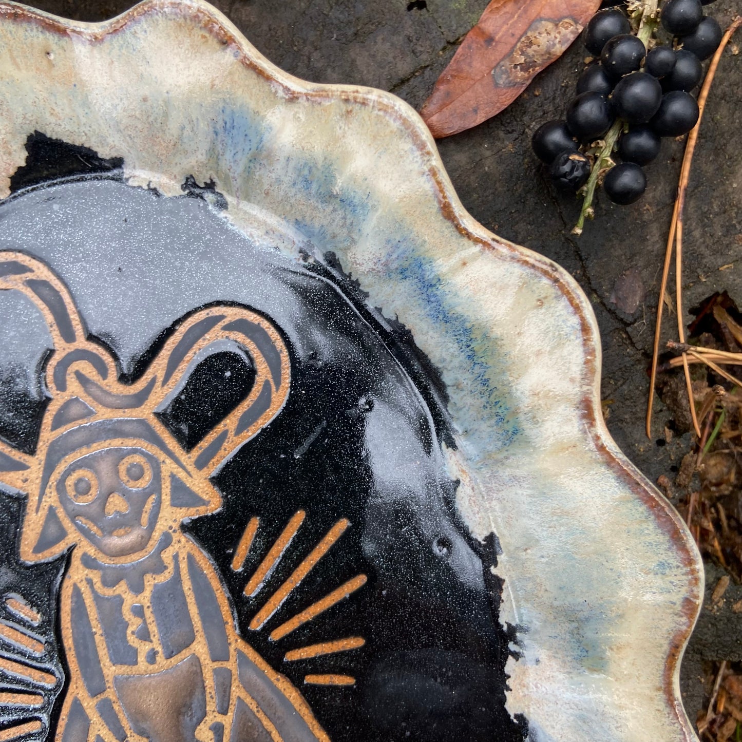 QBP x Bright Blue Tattoo Collab Trinket Dish