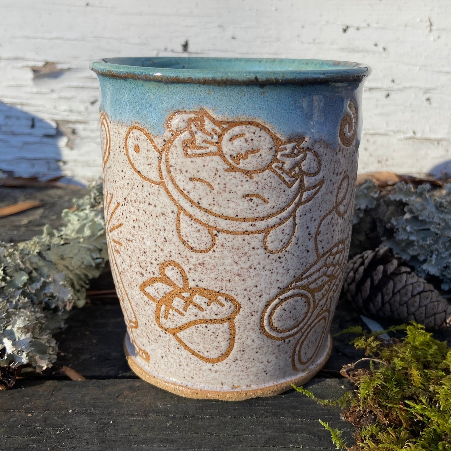 QBP x Bright Blue Tattoo Collab Mug