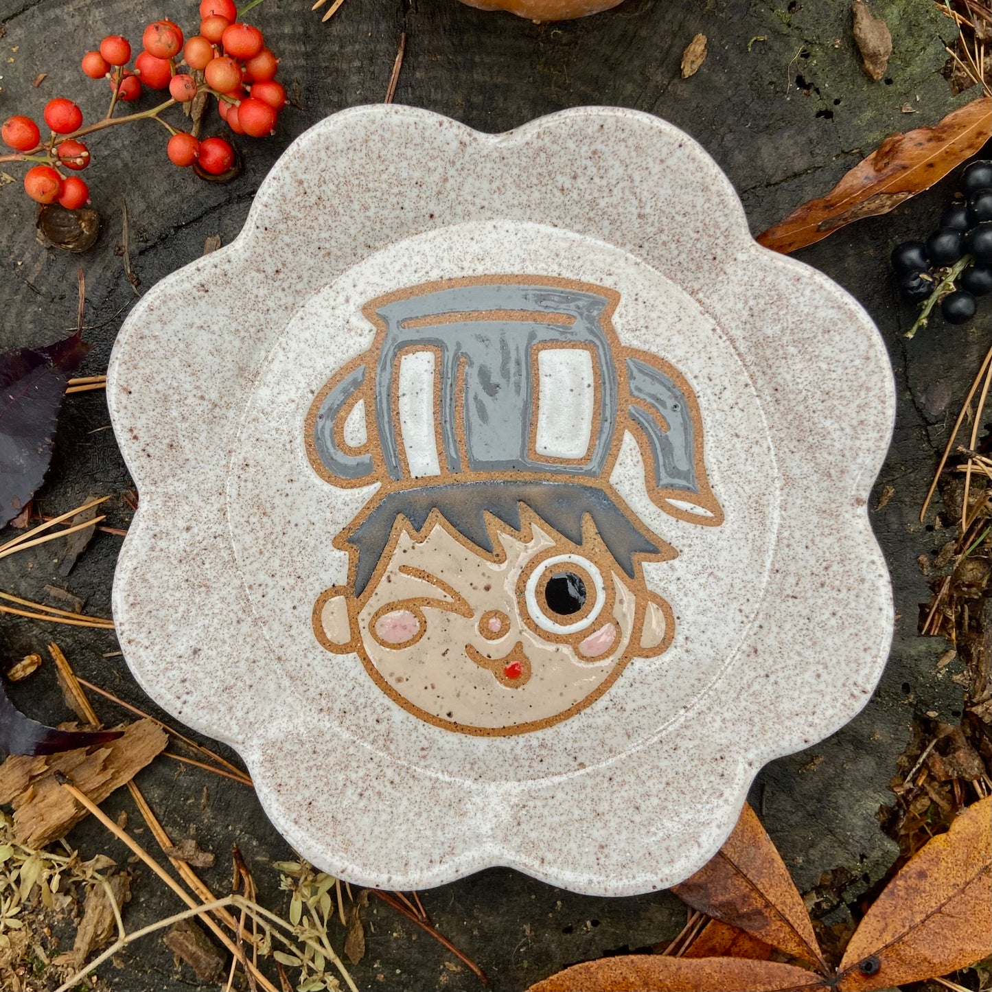 QBP x Bright Blue Tattoo Collab Trinket Dish #2