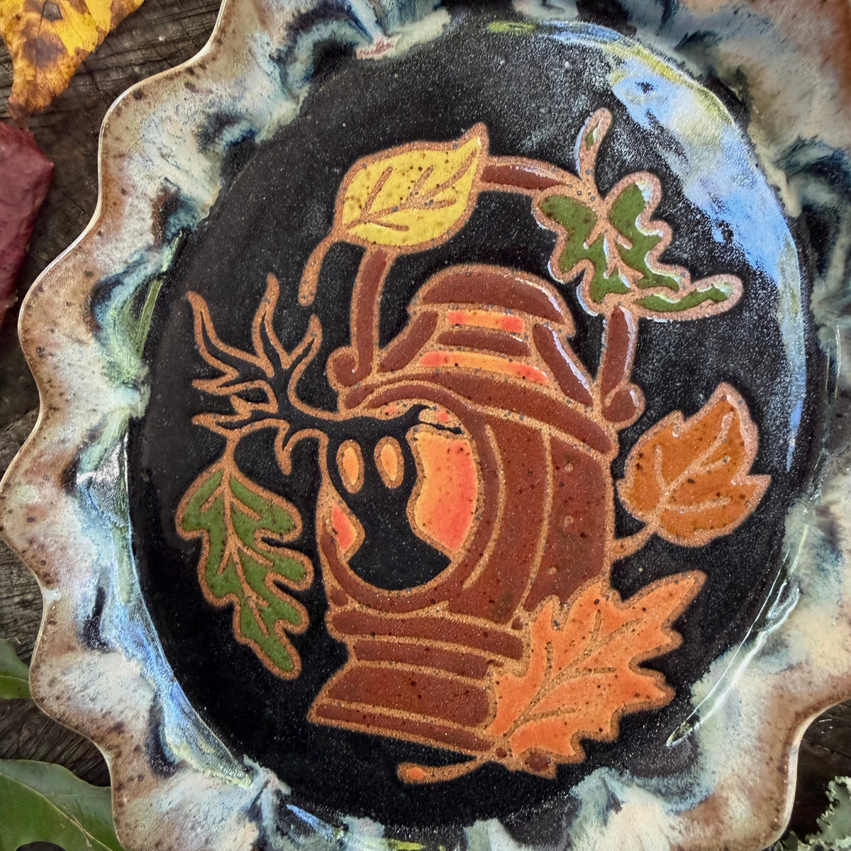 QBP x Bright Blue Tattoo Collab | The Beast's Lantern Trinket Dish