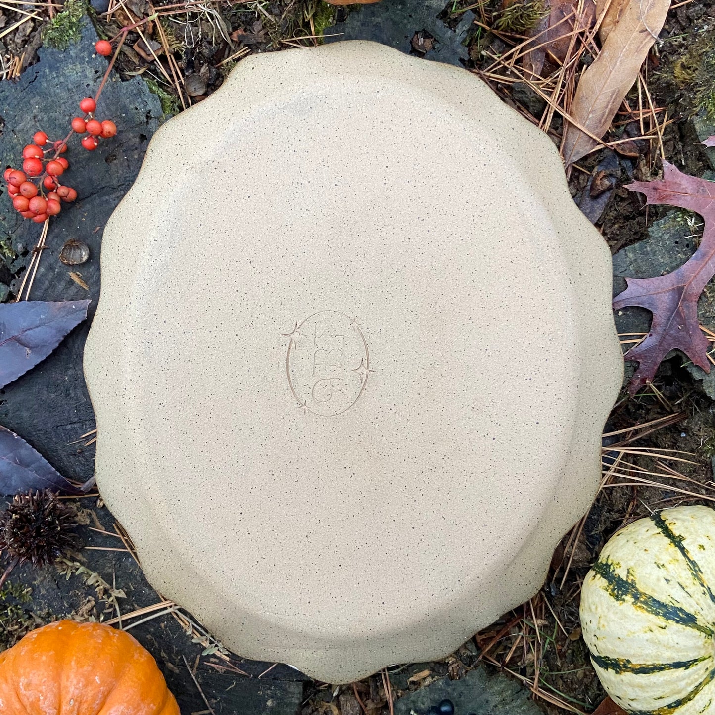 QBP x Bright Blue Tattoo Collab Serving Platter