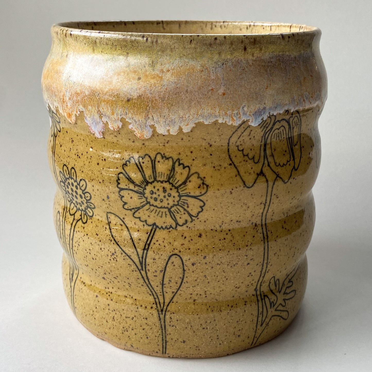 Yellow Flower Planter