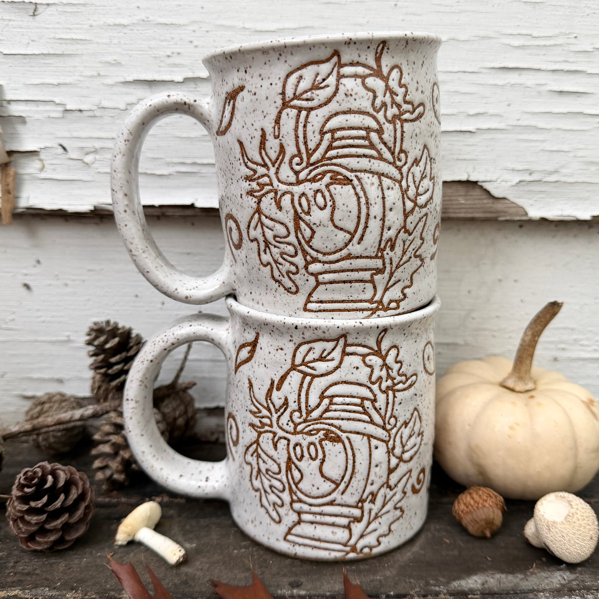 QBP x Bright Blue Tattoo Collab | The Beast's Lantern Mug