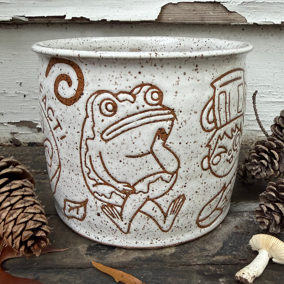 QBP x Bright Blue Tattoo Collab | Rock Fact Planter
