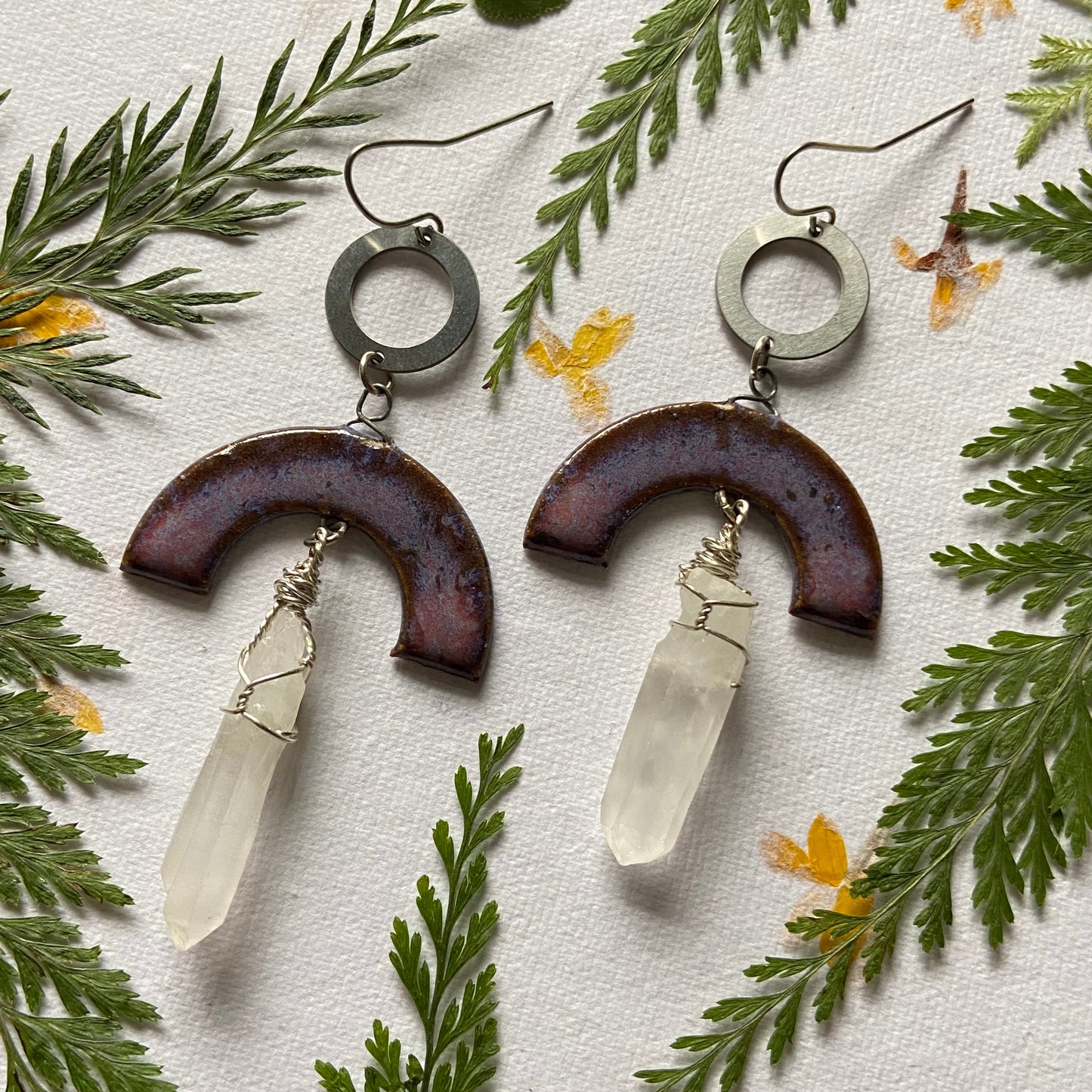 Crystal Dangle Earrings