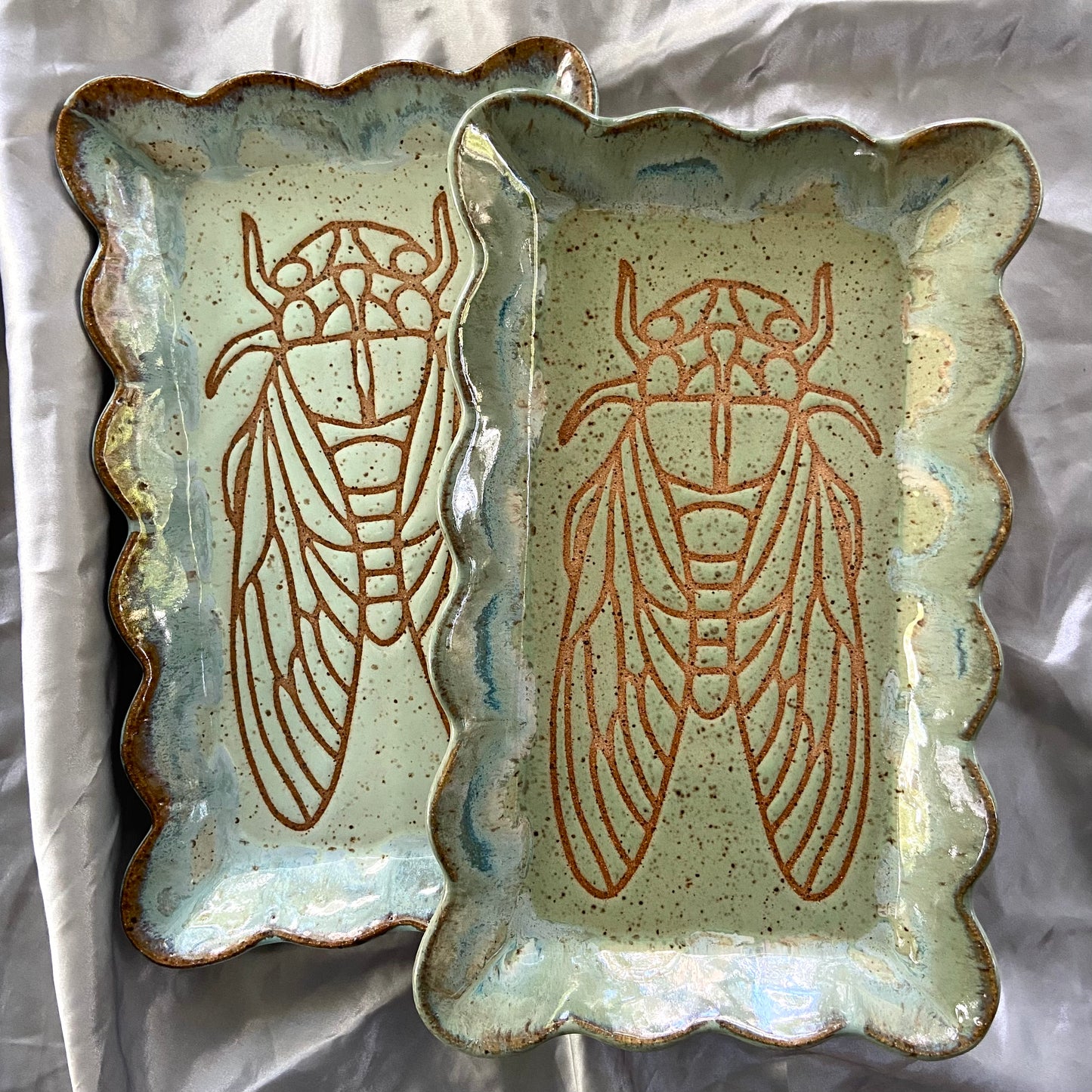 Large Cicada Trinket Dishes