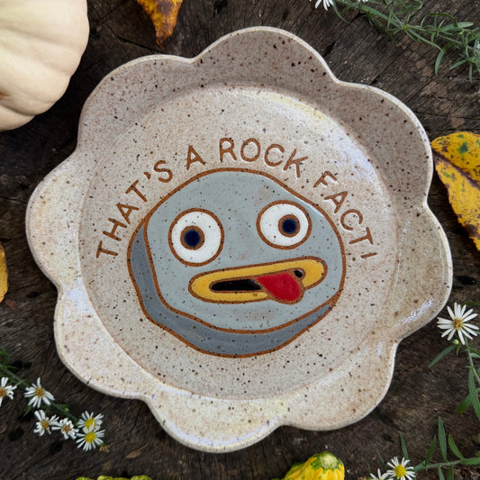 QBP x Bright Blue Tattoo Collab | Rock Fact Trinket Dish