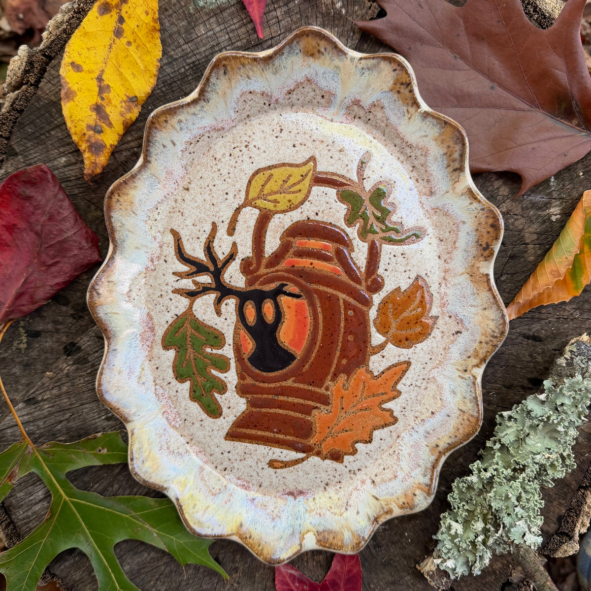 QBP x Bright Blue Tattoo Collab | The Beast's Lantern Trinket Dish