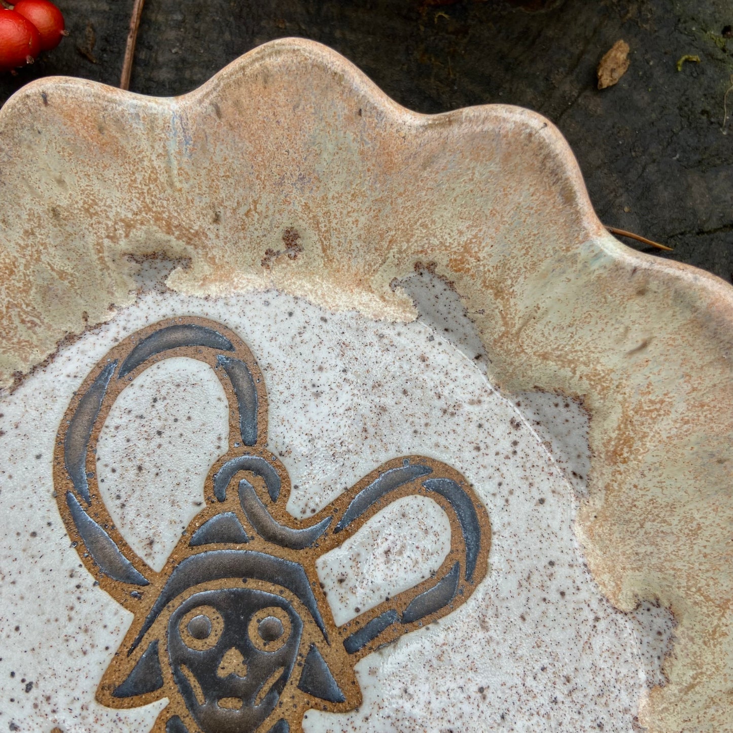 QBP x Bright Blue Tattoo Collab Trinket Dish