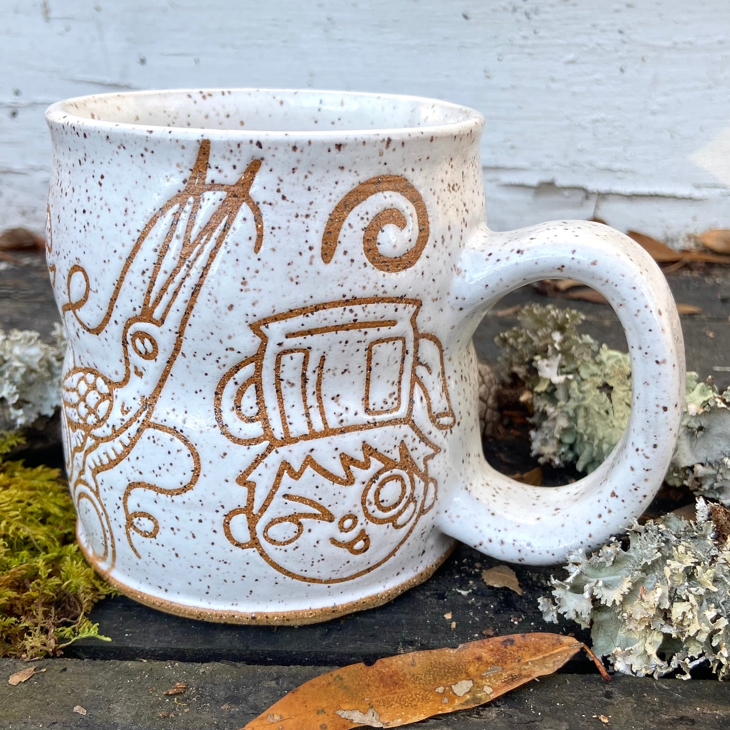 QBP x Bright Blue Tattoo Collab Mug