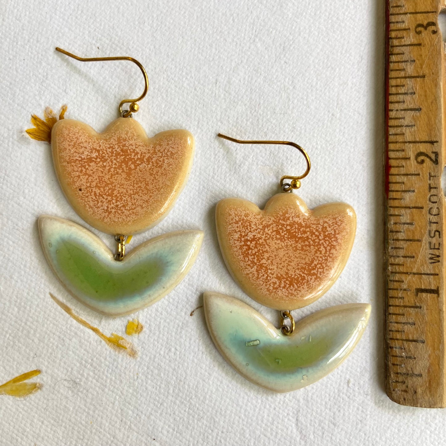 Short Flower Earrings