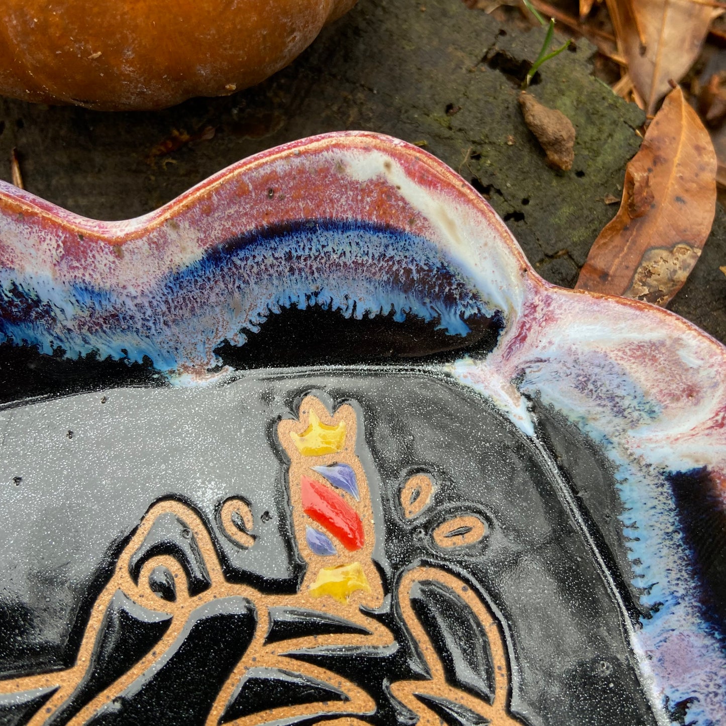 QBP x Bright Blue Tattoo Collab Trinket Dish | discounted