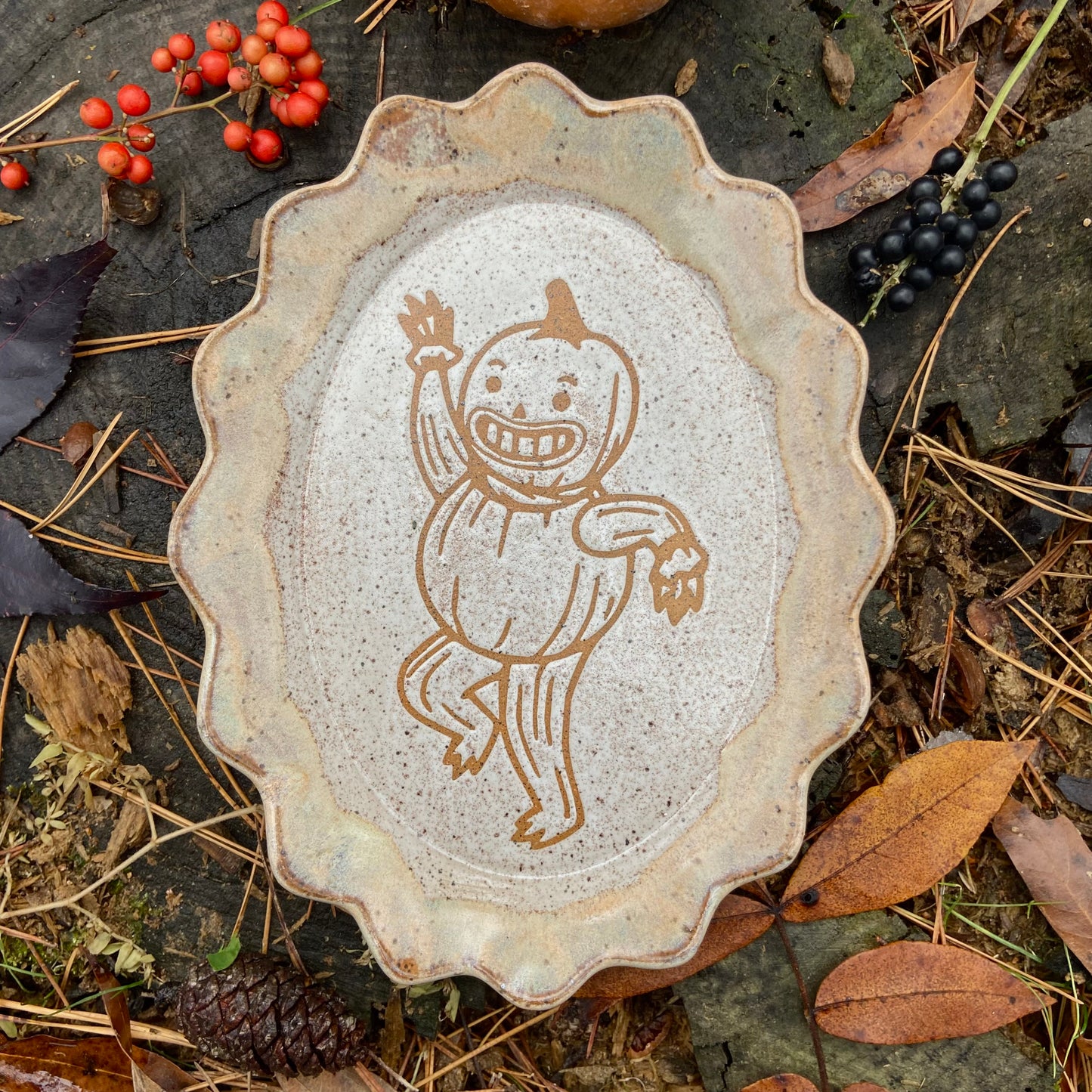 QBP x Bright Blue Tattoo Collab Trinket Dish