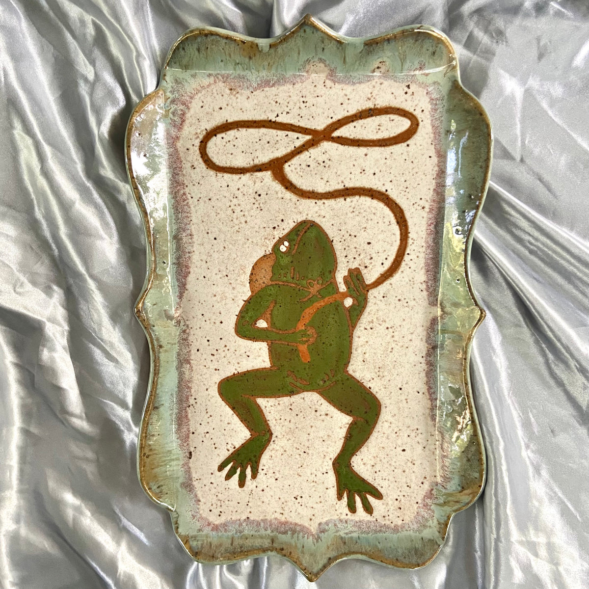 QBP x Rapid Eyes Collab | XL Lasso Frog Trinket Dishes