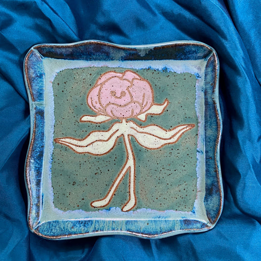 Medium Dancing Flower Trinket Dish