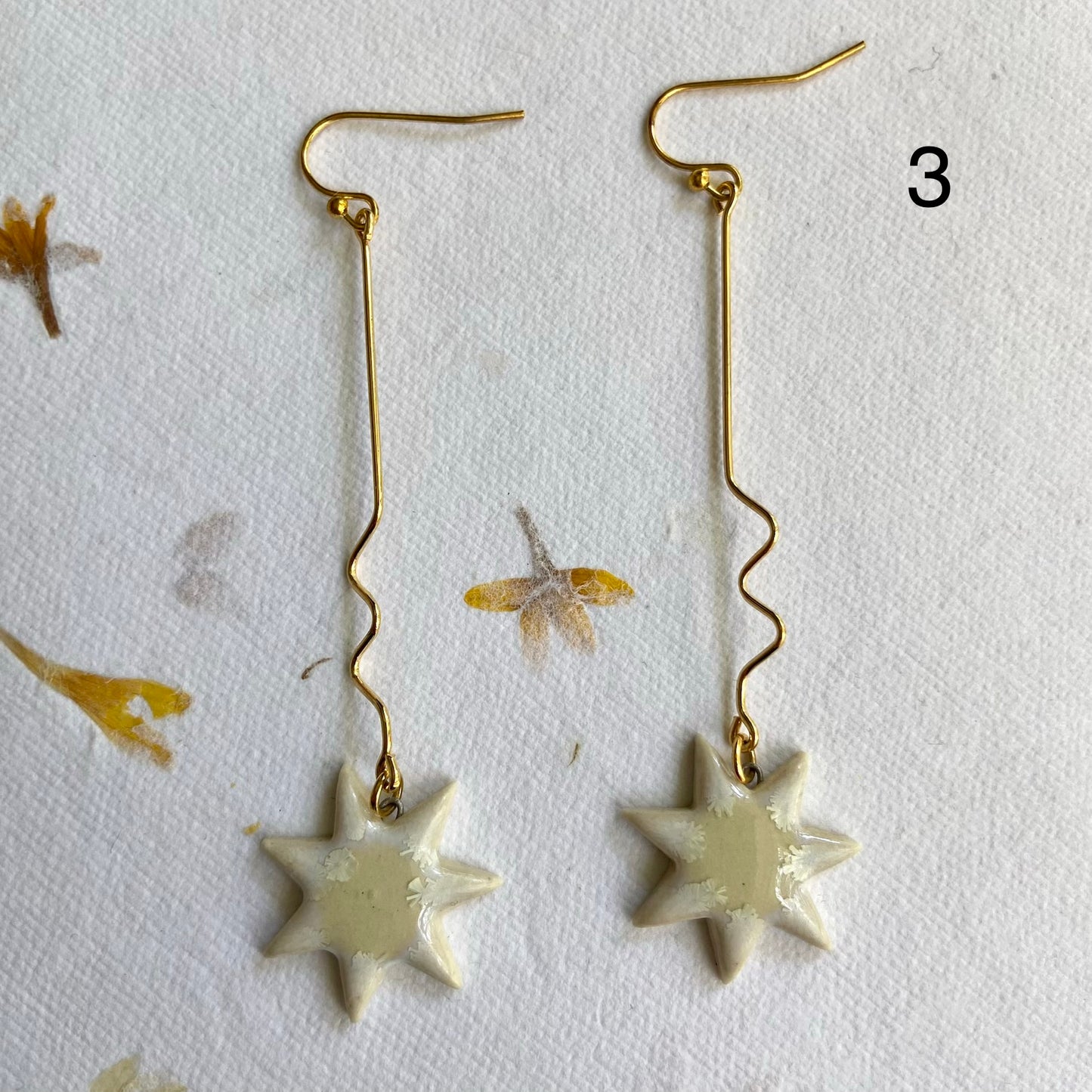 Star Drop Earrings