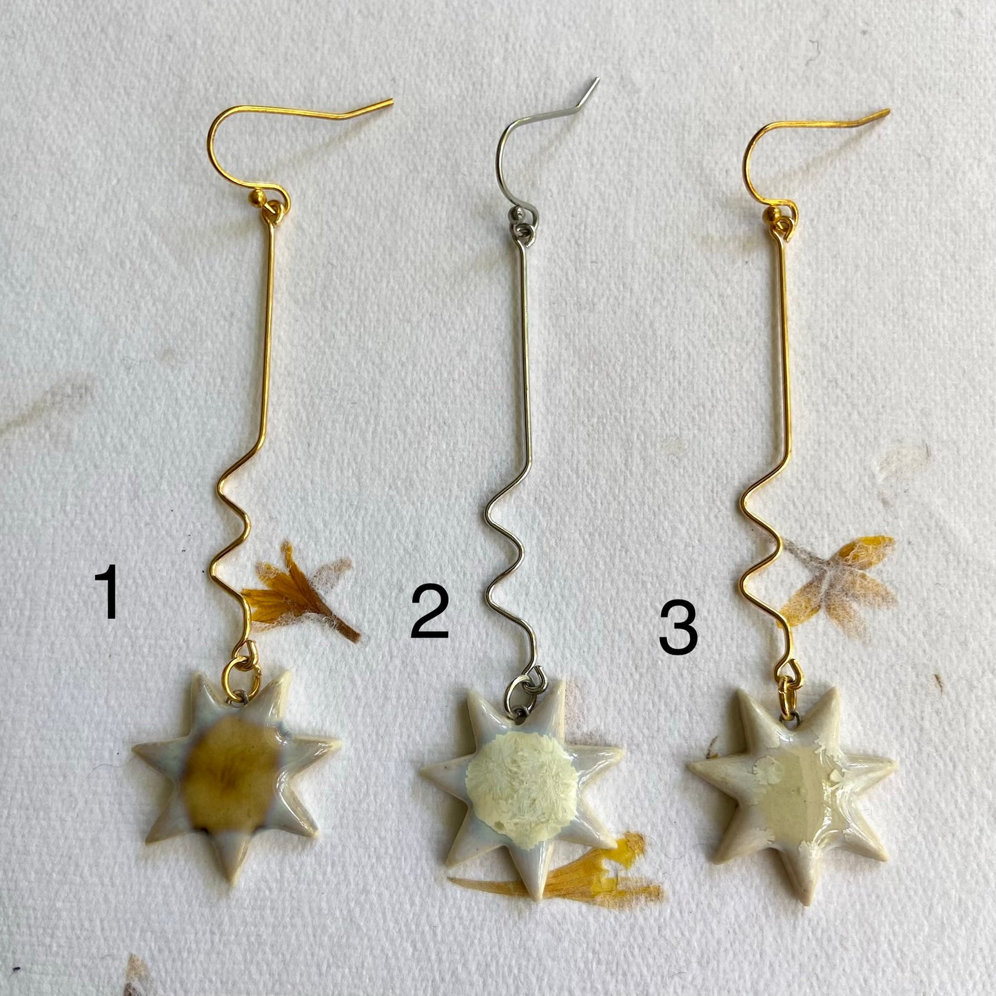 Star Drop Earrings