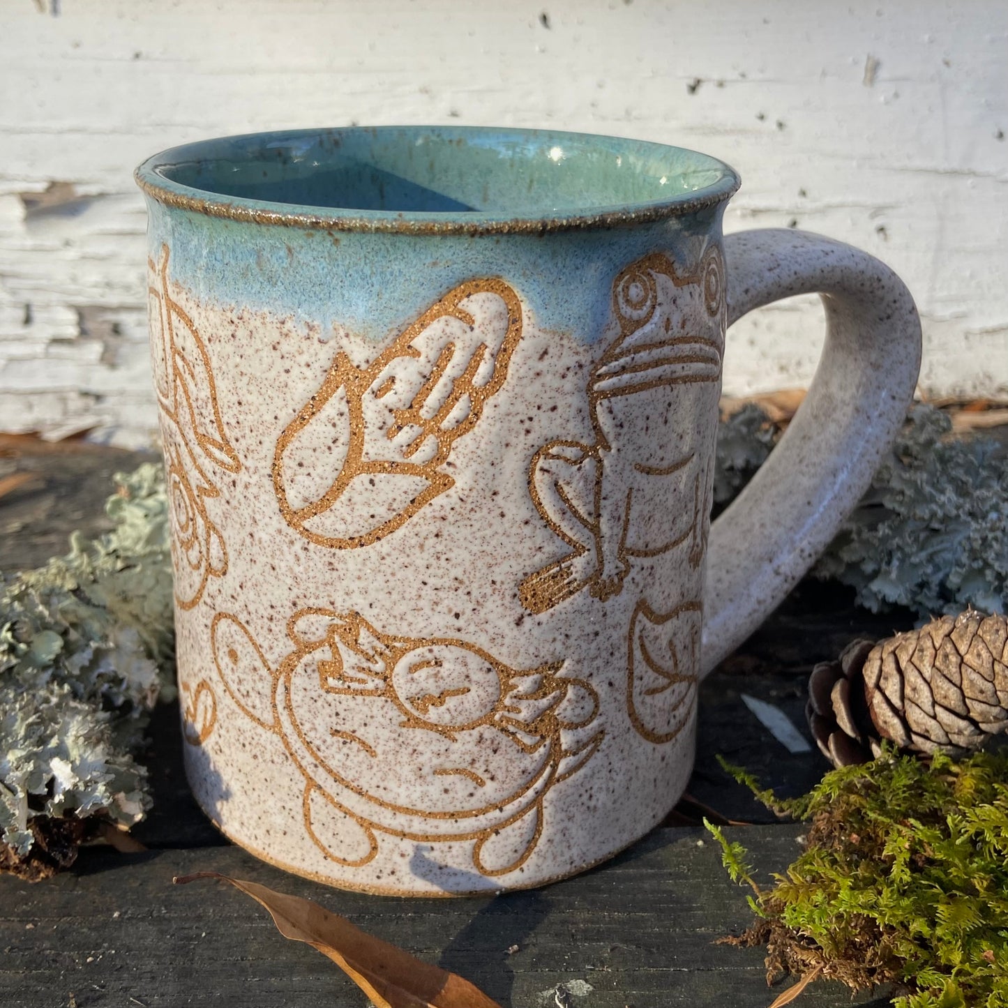 QBP x Bright Blue Tattoo Collab Mug