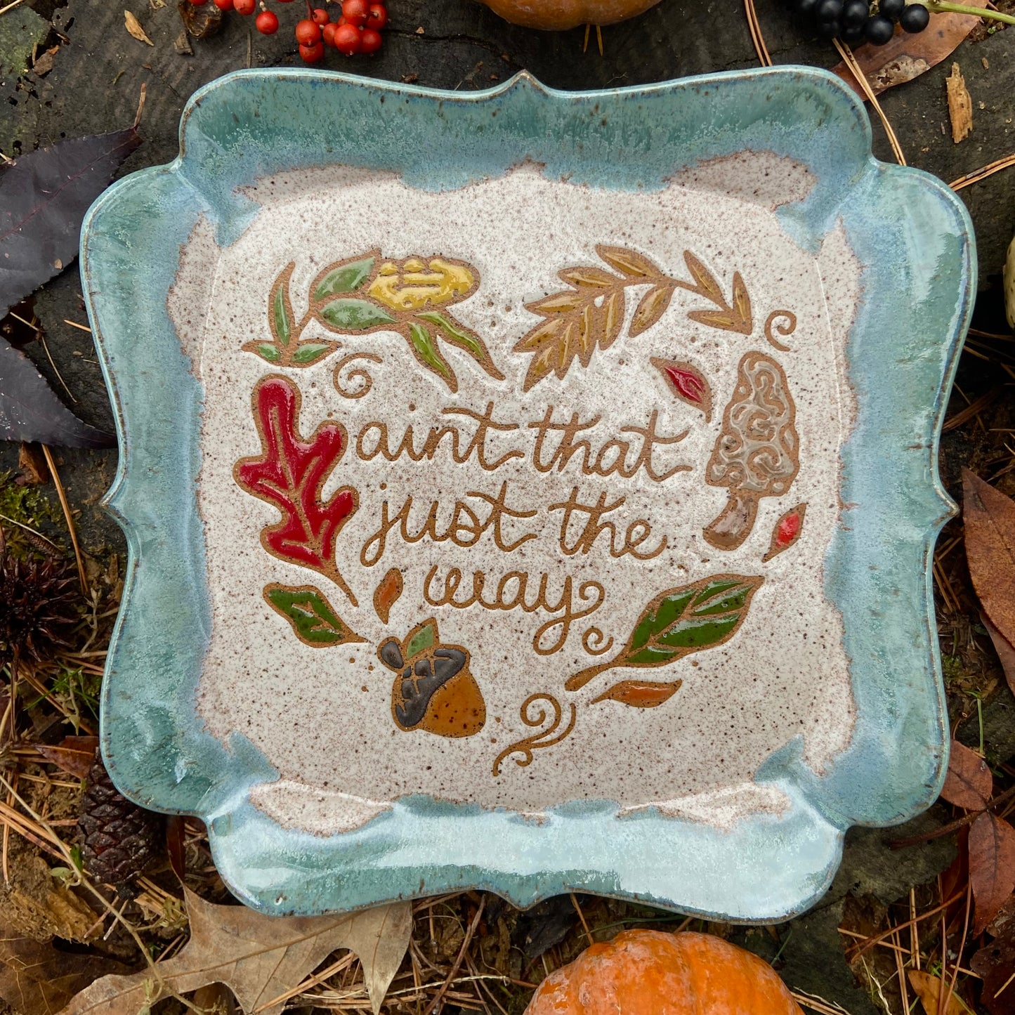 QBP x Bright Blue Tattoo Collab Trinket Dish