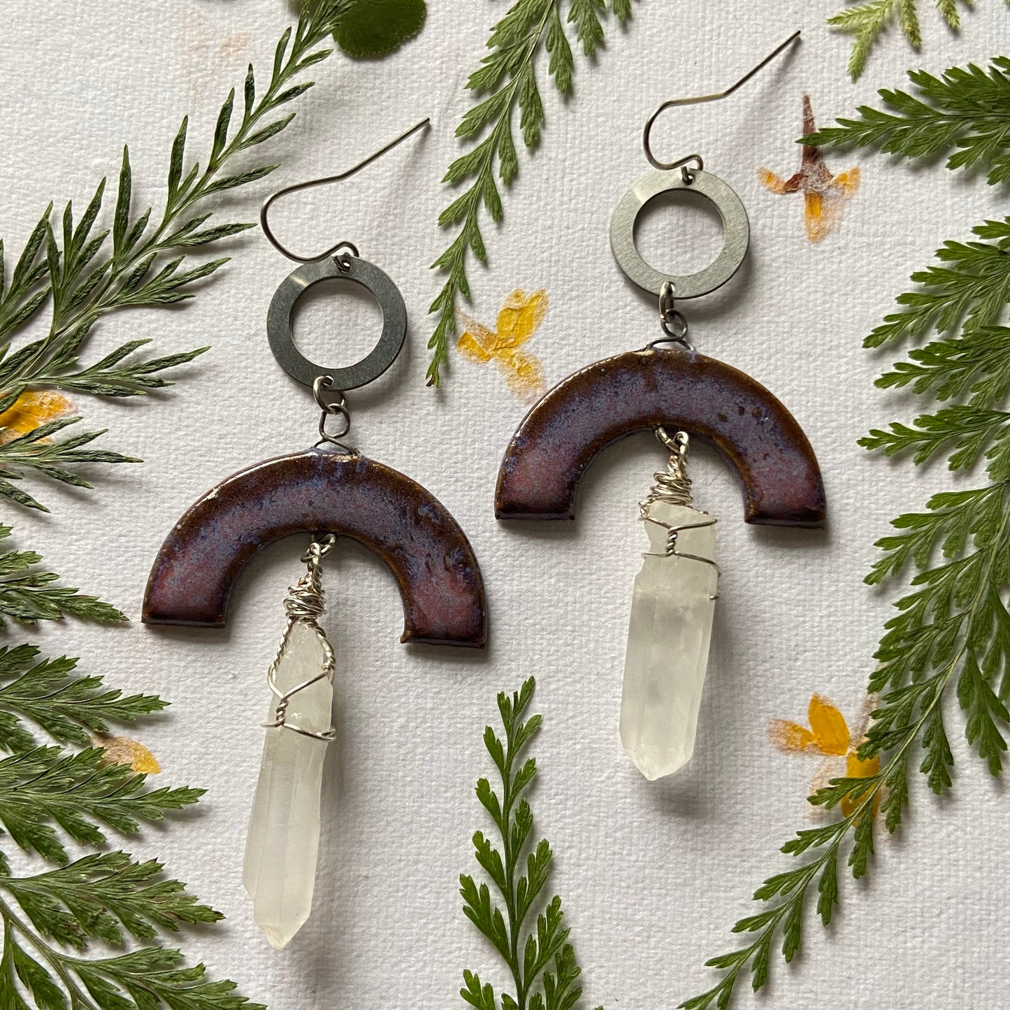 Crystal Dangle Earrings
