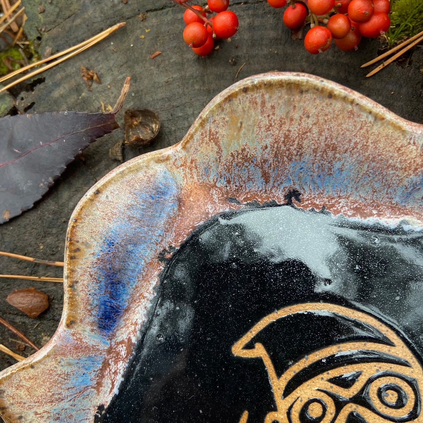 QBP x Bright Blue Tattoo Collab Trinket Dish
