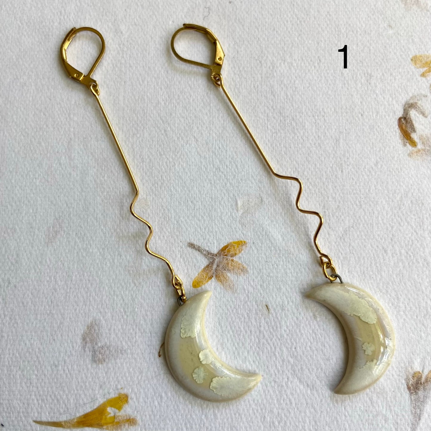 Moon Drop Earrings