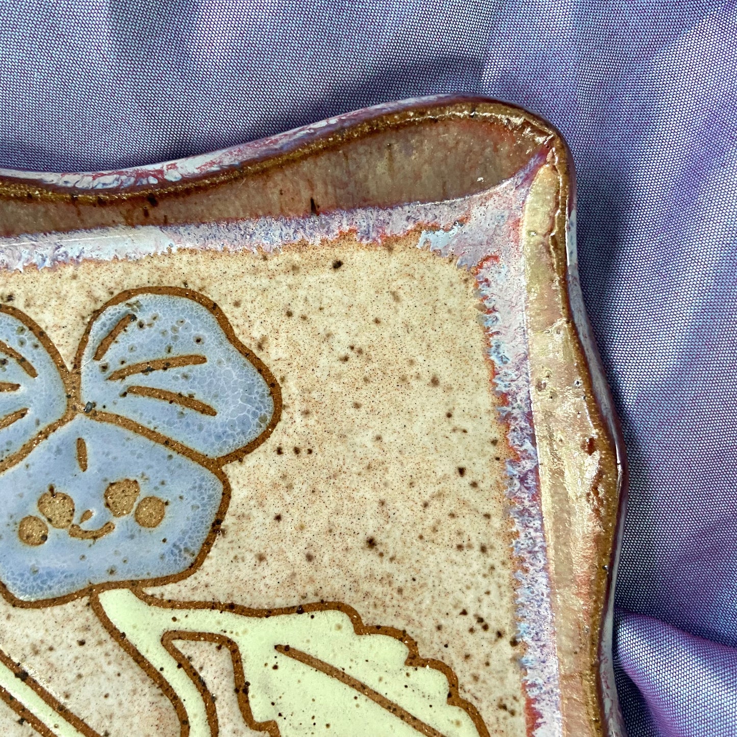 Medium Dancing Flower Trinket Dish