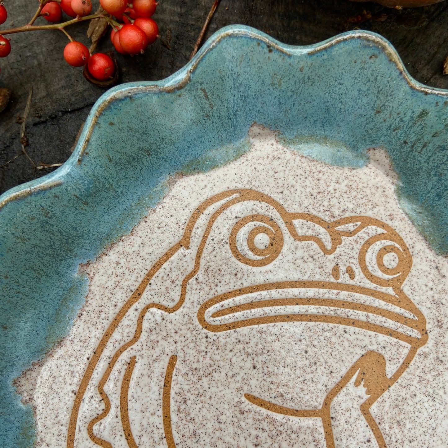 QBP x Bright Blue Tattoo Collab Trinket Dish | discounted