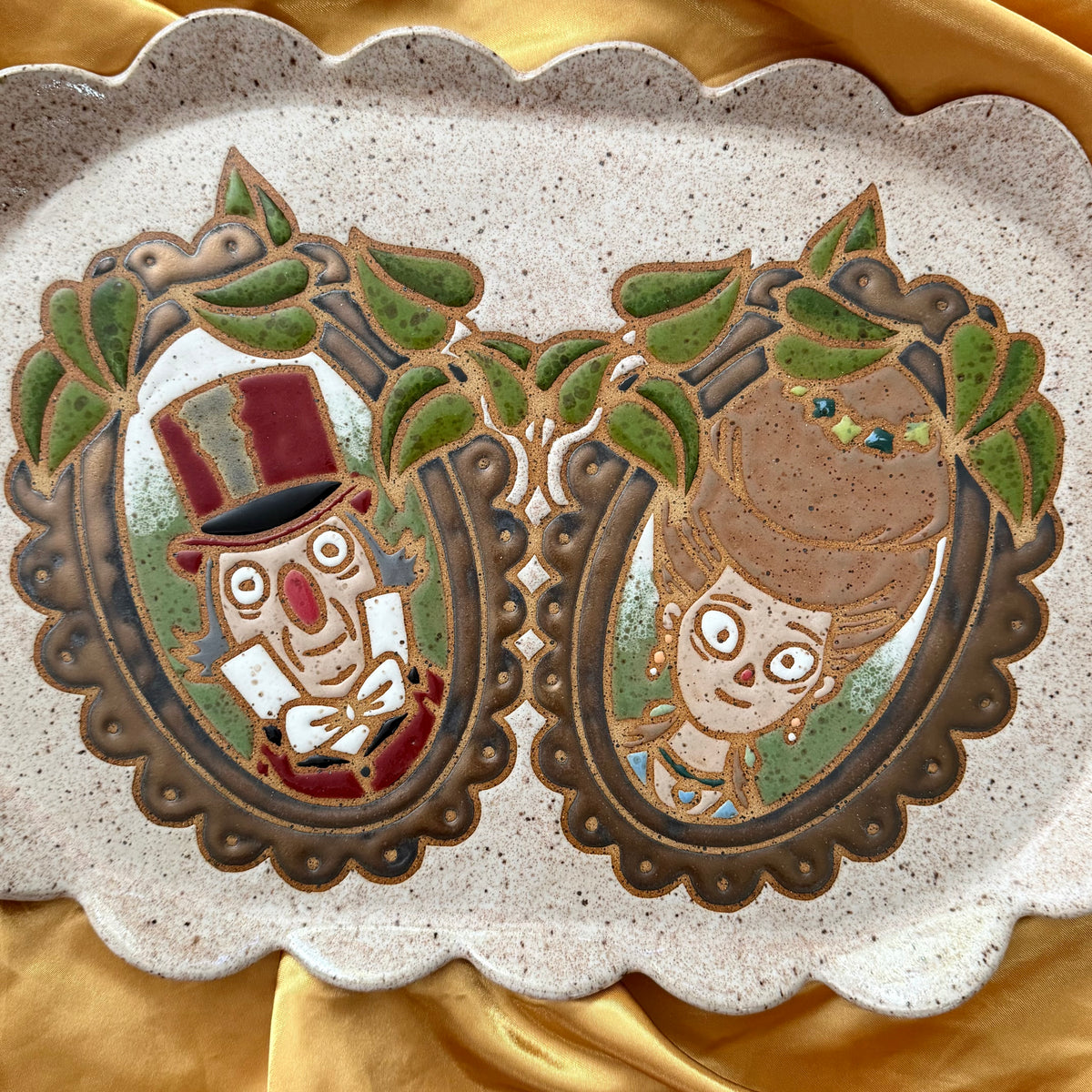 QBP x Bright Blue Tattoo Collab | Margueritte + Quincy's Portrait Platter | DISCOUNTED