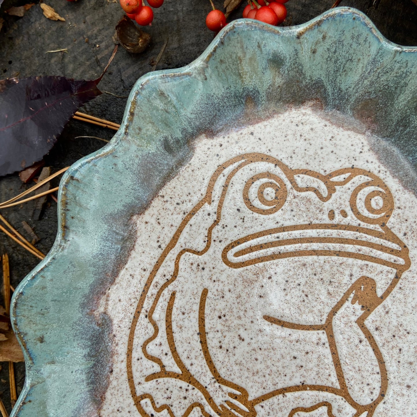 QBP x Bright Blue Tattoo Collab Trinket Dish