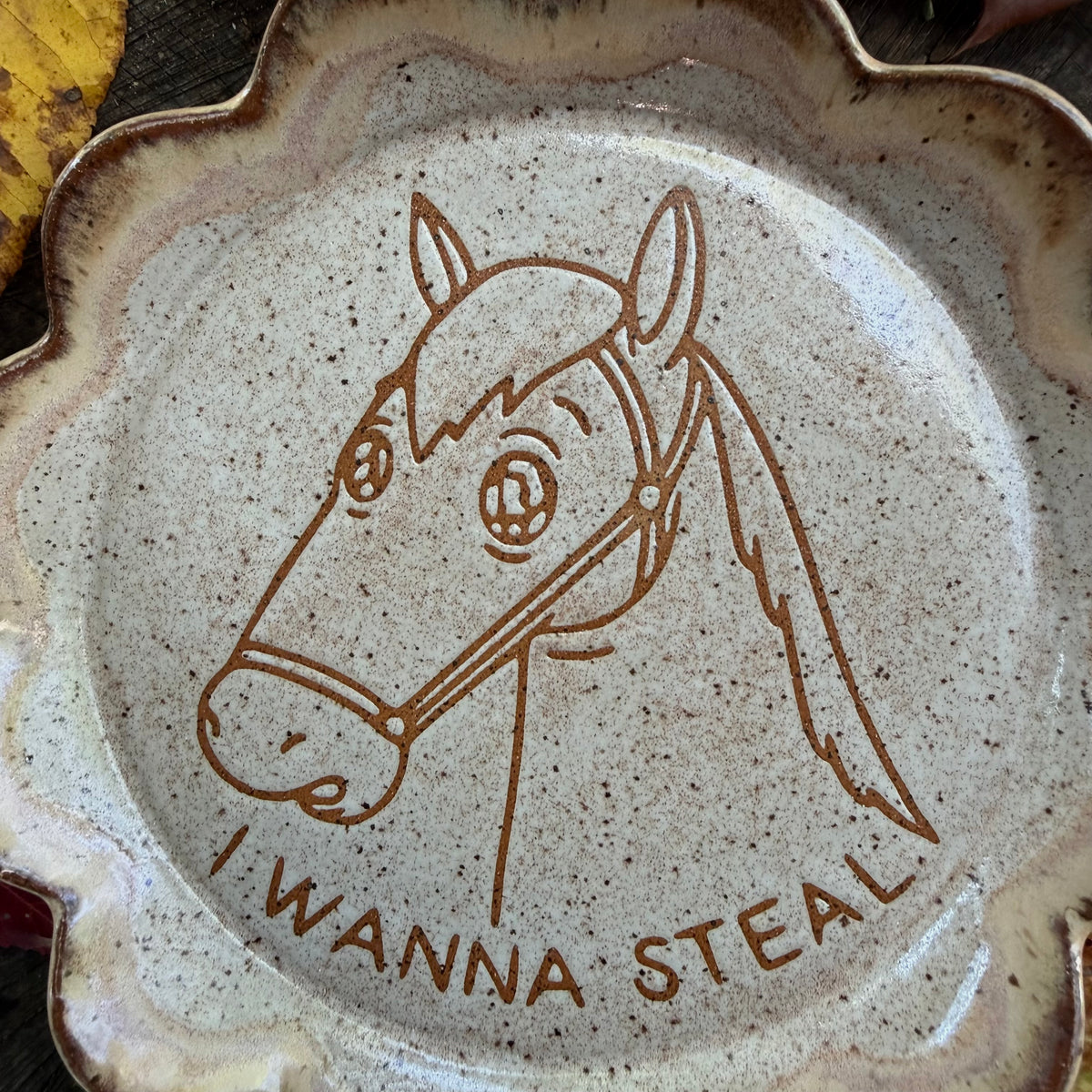 QBP x Bright Blue Tattoo Collab | I Wanna Steal Trinket Dish