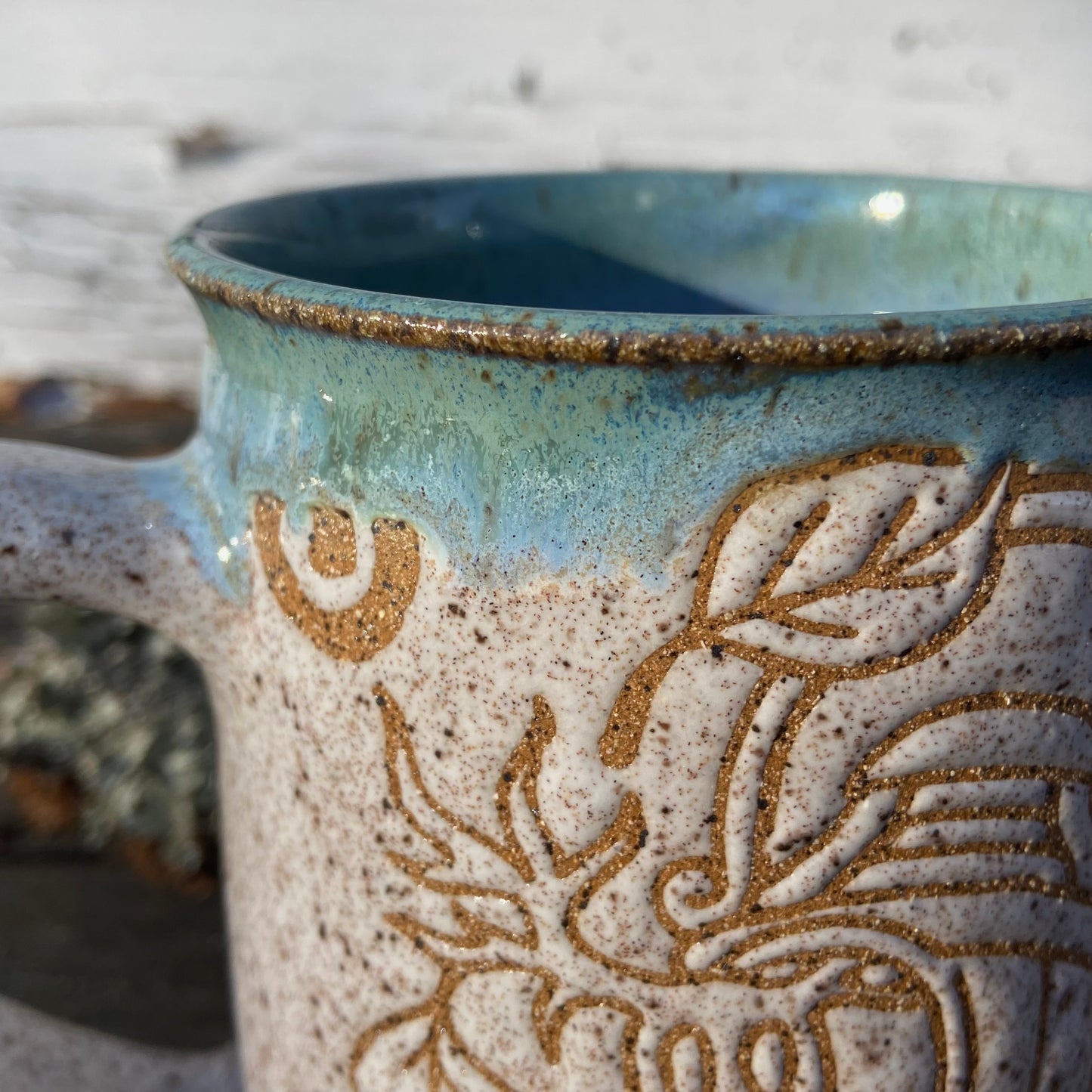 QBP x Bright Blue Tattoo Collab Mug
