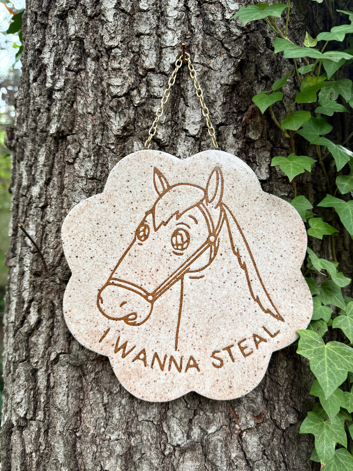 QBP x Bright Blue Tattoo Collab | I Wanna Steal Wall Hanger