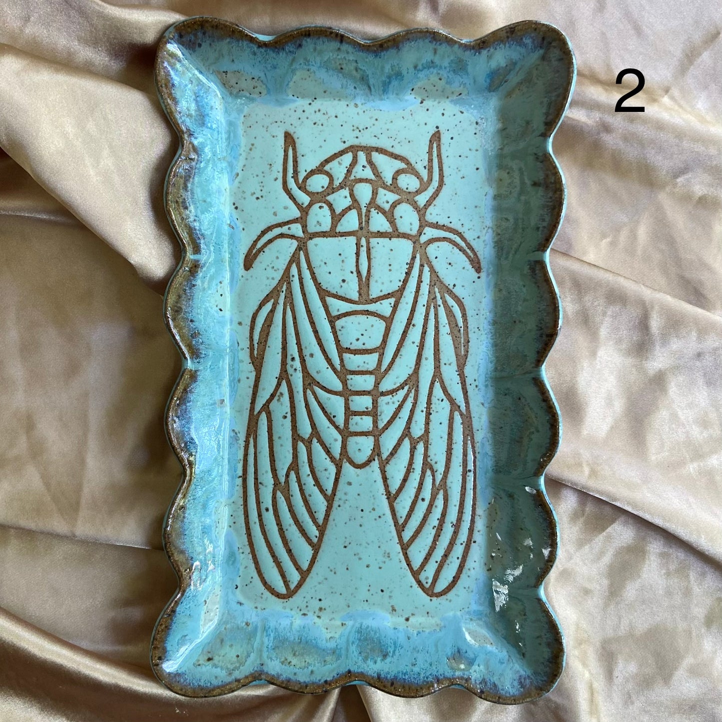 Large Cicada Trinket Dishes