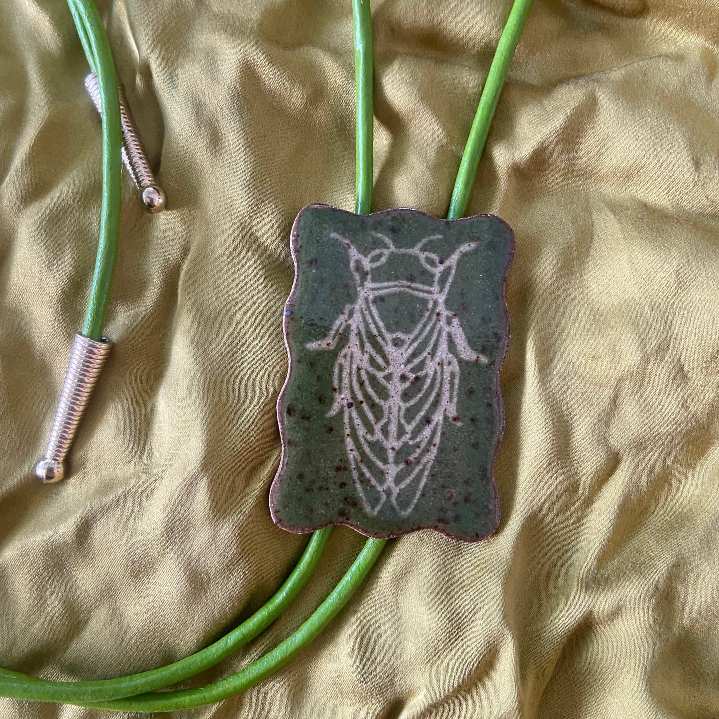 Cicada Bolo Tie