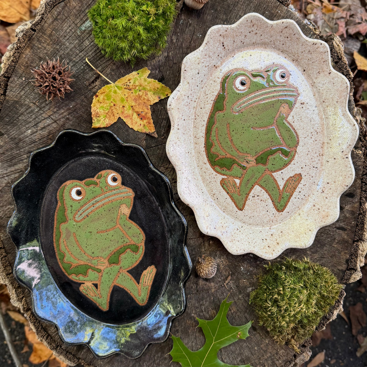 QBP x Bright Blue Tattoo Collab | Oval Frog Trinket Dish